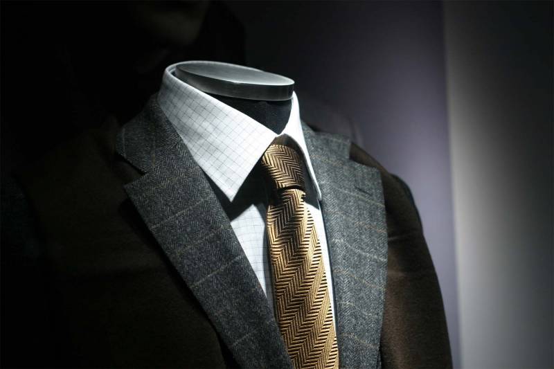 La cravate tissé Jacquard 100% Fabriqué en France